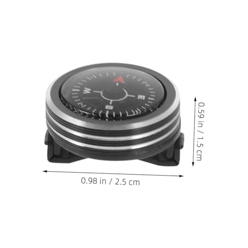 Brújula desmontable para reloj 2 piezas para camping miniatura 2