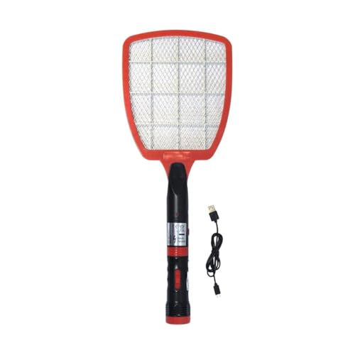 BSI - Raquette Anti-Insectes électrique Rechargeable avec Lampe USB