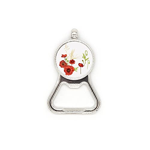 Ouvre-bouteille fleur en acier robuste accessoire de table durable
