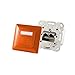 Produktbild S-Conn cat.6A Netzwerkdose 2-Fach designfähig, horizontale Kabelführung Orange