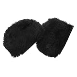 TIDTALEO クマの耳 ヘルメットアクセサリー 女性用 バイク ヘルメット装飾 取り外し可能 柔らかい素材 オートバイ かわいいデザイン