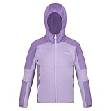 DissolverV Stretch-Fleece mit Kapuze und durchgehendem Reißverschluss für Kinder. Mit reflektierenden Details und Extol Stretch. Zum Spazieren und Wandern geeignet.