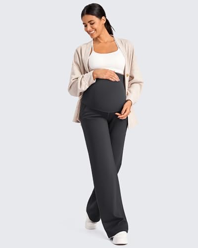 G4Free Pregnancy Pants for Women Maternity Fleece Pants,Black,XXL,Regular - image 8