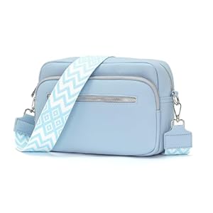 25x20cm Umhängetasche Damen Klein Crossbody Bag Stylish Vegan Leder Schultertaschen Hobo bag Handtasche mit Breitem Gurt für Alltag