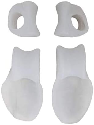 Bunion Corrector Big Toe Straightener (2 Pairs Bunion Pads and Toe Separators)