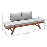 Gartensofa Macao aus Akazienholz