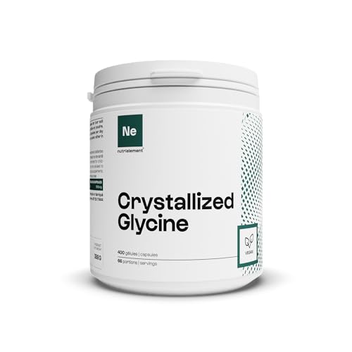 Glycine Cristallisée 100% pure | 400 Gélules | Sans OGM
