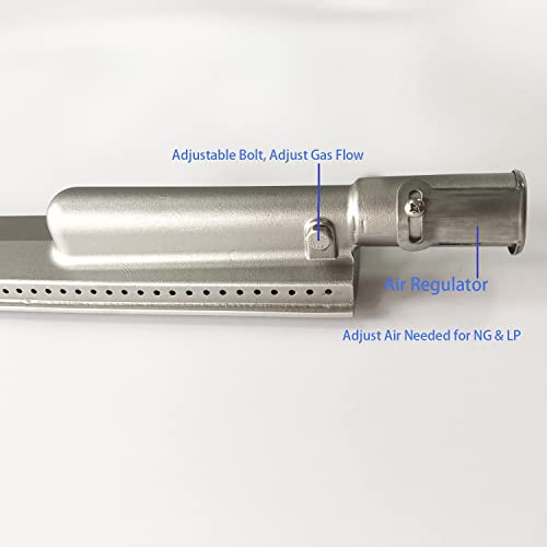 Grilljob 5Pc Heavy Duty Cast Stainless Steel 304 Bbq Grill Burners Bull Bbq Replacement Parts For Cal Flame Aussie Blaze Thermos Turbo And More #TOP4