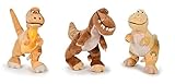 El Viaje de Arlo - Pack 3 Peluches 6'69'/17cm Calidad Super Soft - Nash 16cm + Ramsey 17cm + Butch 19cm (los Dinosaurios)