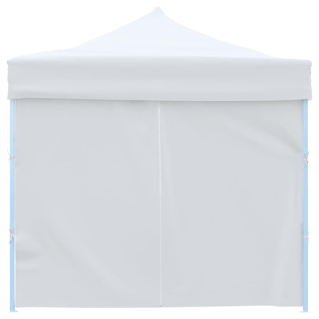 Carpa Plegable 3x9 m con 8 Paredes Blanco | Tela Oxford con recubrimiento PVC, armazon de acero, 2 entradas con cremallera, facil montaje