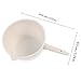 ULTECHNOVO Evaporating Dish with Handle 150ml Ceramic Laboratory Evaporating Basin Container for Scientific and Industrial Use