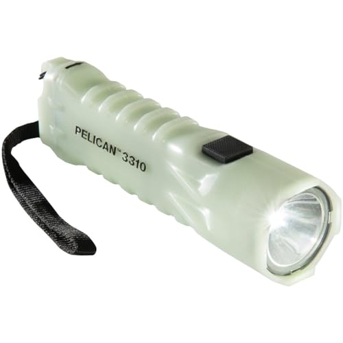 Pelican 3310PLCC,3AA LED,w/Clip,PHOTOLUMINESCENT