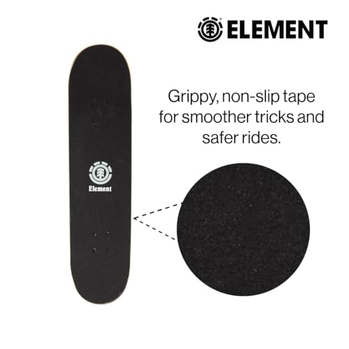 Element Popsicle Skateboard Mint 31" Standard Skateboard with 5" Aluminum Trucks, 9-Layer NE Maple Deck - Perfect for Kids, Teens, and Adults of All Experience Levels