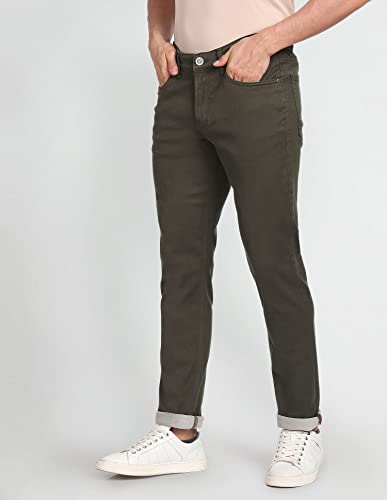 Image of Arrow Men's Mid Rise Jameson Slim Fit Jeans