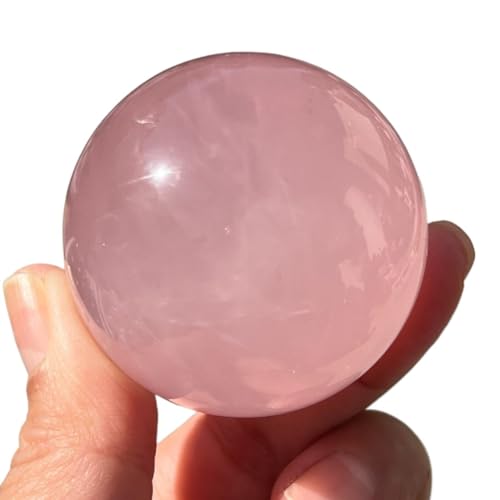 Rose Ball Crystal Sphere 150-200g : sphère décorative en quartz rose pour la maison