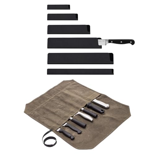 Chef Knife Roll Bag with 7 Slots and Covers
