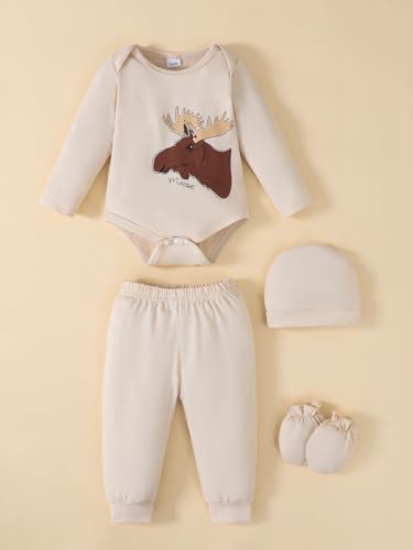 Newborn Baby Boys Clothes Outfits Funny Pattern Romper Pants Set Infant Unisex Baby Clothing 12Pcs3