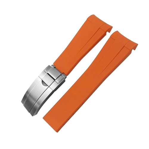 [XGYOMVB] 20mm 21mm 22mm o[EHb`oh Tu}[i GMT}X^[ fCgi VRXgbv ubN 18mm 19mm EHb`oh uXbg(Orange matte silver,22mm)