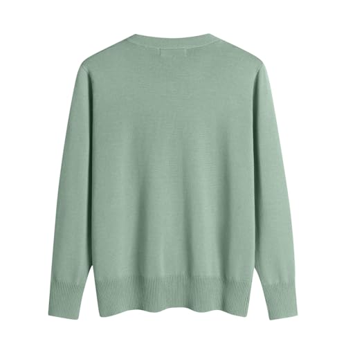 Womens Button Down Cardigan Sweaters Lightweight Long Sleeve Casual V Neck Soft Knit Cardigans Tops Fall Clothes4