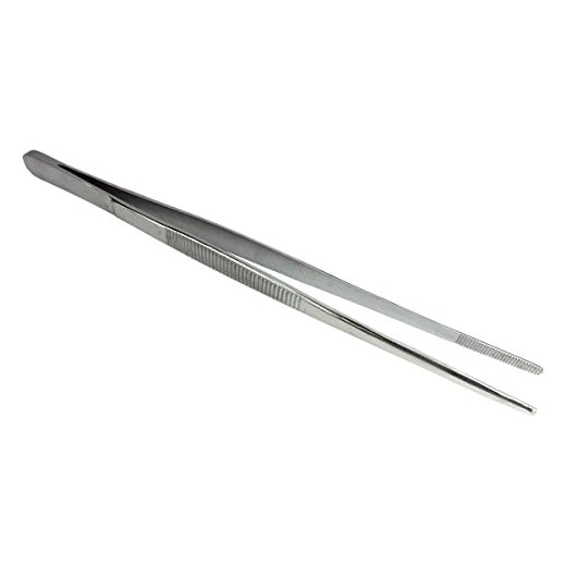 HTS 171T8 8" Stainless Steel Hobby Tweezers