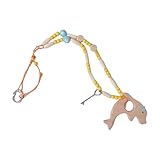 フォートゲート ハワイアンサマーズ ビーズネックレス イルカチャーム付き 使いやすい鎖骨チェーンジュエリー 女性用 キュートネックレス