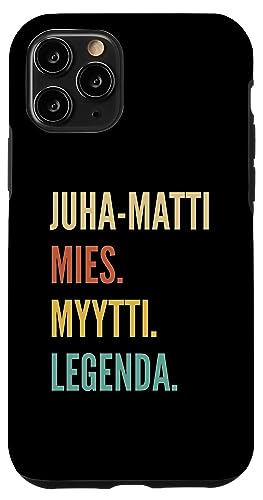 Image of iPhone 11 Pro Funny Finnish First Name Design - Juha-Matti Case