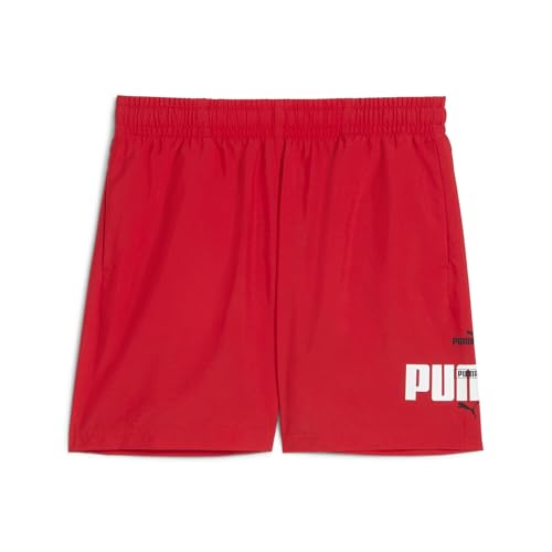 Short tissé PUMA Logo Lab Summer Essentials Enfant Adolescent 152 rouge