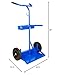 American Lifting Welding Cylinder Hand Truck - 46-Inch High by 28-Inch Wide - Dual Handle Bars, Tool Box Solid Rubber Wheels, 300 lbs. Capacity for Welding Cylinder Transport