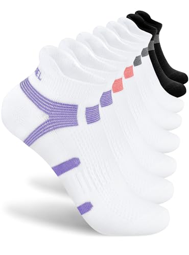 Image of Trusiel Women Ankle Compression Athletic Running Socks No Show Low Cut 5 Pairs