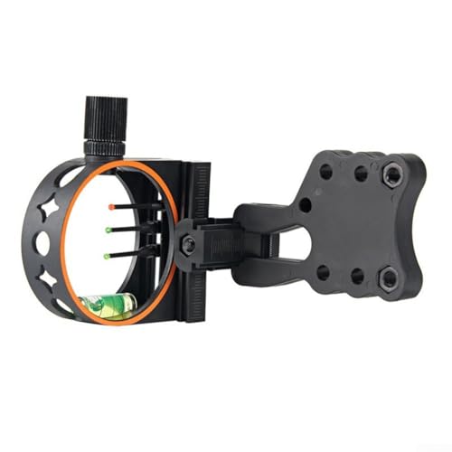 Bulevisiter 3-Pin Fiber Optic Bow Sight For Compound And Recurve Bows, Adjustable Sight With Enhanced Accuracy, Precision Aiming Points - Image 6