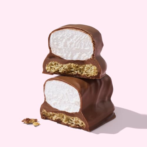 Mallow & Marsh Ultimate S’more Bar - Toasted Vanilla, Milk Chocolate Covered Marshmallow with Biscuit Base (14 x 42g)