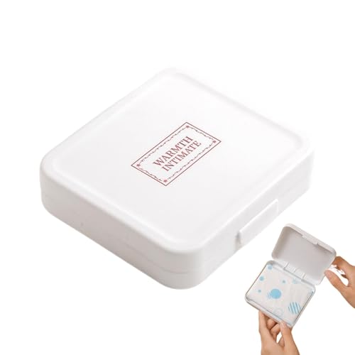 Organizador de toallas sanitarias y almohadillas de baño, organizador de tampones, caja de almacenamiento de toallas sanitarias | Almohadilla de almacenamiento para tampones, funda organizadora,