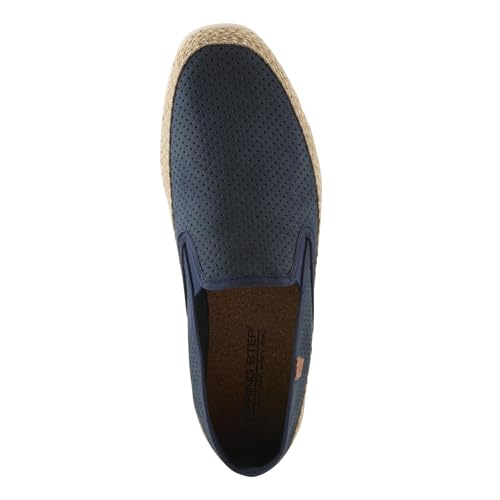 Spring Step Men's Raiden Suede Espadrilles – Slip-On Summer Shoes with Cork Insole and Rubber Outsole, Made in Spain4