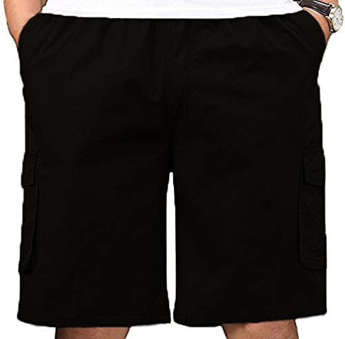 Image of ROL Men's Cargo Shorts (reo menp.cottoncargoshorts black 3XL Black 3XL)