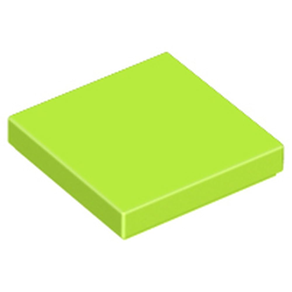 LEGO Tile 2x2, Part 3068, Choose Your Colour (Lime, 10, Bricks) โ image 1