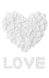 【Ocasión romántica】 Pétalos de rosa románticos para crear una atmósfera romántica, rocíe un poco de perfume en los pétalos para el romance definitivo, pase un momento maravilloso. Se puede colocar sobre la mesa o la cama para hacer decoraciones de diferentes formas o formas de letras, o espolvorear en cualquier otro lugar fácilmente.