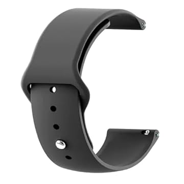 Pulseira de Silicone Macia (PRETA) Para Smartwatch Galaxy Watch Fe, Watch 7 6 5 4 3, Classic, Lte, 40mm,43mm,44mm,45mm,47mm