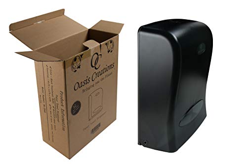 Touchless Paper Towel Dispenser by Oasis Creations  - Wall Mount - Hold 500 Multifold Paper Towels - Black Smoke - Thumbnail 5