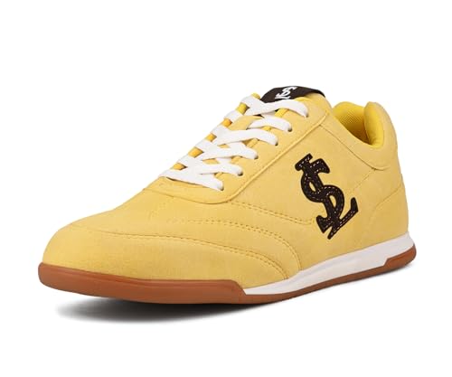 Image of LOUIS STITCH Women's Casual Lightweight Sneakers | Ortholite Cushioned Comfort | Dual-Color TPR Sole | Lightweight & Comfortable Casual Lace-Up Shoes | LSD-SNK-NBL & DNM