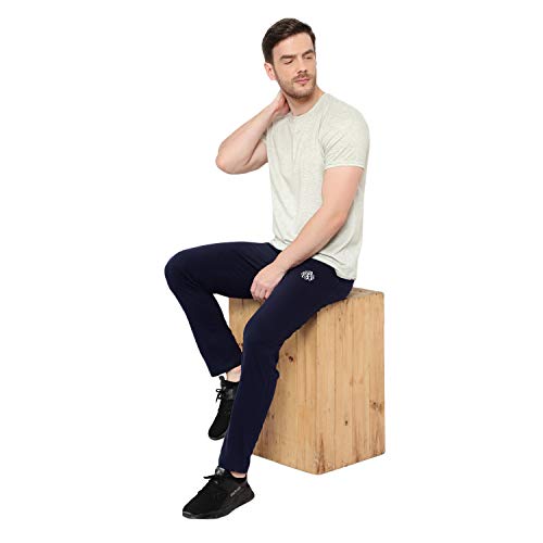 Image of Fort Worth Men's Regular Fit Active Wear Open Ankle Sports Trackpants