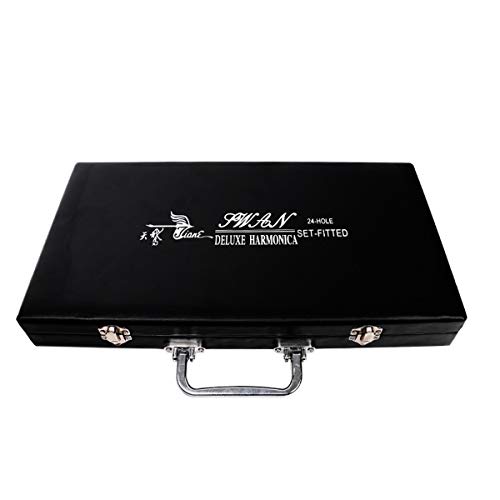 KMDSM Harmonica 24 trous Tremolo Harmonica Set 12 tons Harmonica professionnel (Or), Convient aux débutants, Performeurs… - Les Beatles, Paul McCartney, John Lennon, RIngo Starr, George Harrison KMDSM Harmonica 24 trous Tremolo Harmonica Set 12 tons Harmonica professionnel (Or), Convient aux débutants, Performeurs… – Image 7