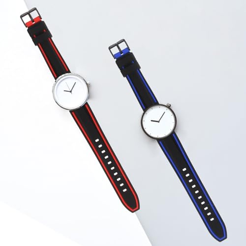 Correa de reloj de silicona de 20mm de liberación rápida para sustitución de bandas 6