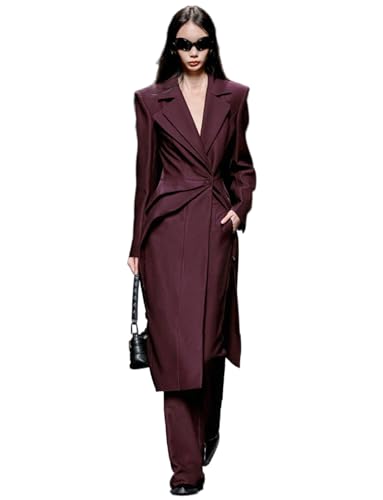 Robe blazer à un bouton Kromoc : l'élégance pour vos fêtes