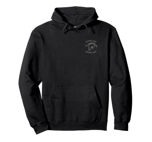 MOONS OUT GOONS OUT Skull Helmet NVGs Military Men's Pullover Hoodie