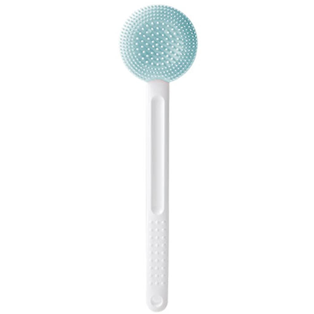 Cepillo para la Espalda Cepillo para la Piel con Mango Largo con cerdas de Doble Cara Partículas de Masaje, Mango con Ranura Antideslizante de plástico PP (Color : Pink, Size : 15.23.7Inche