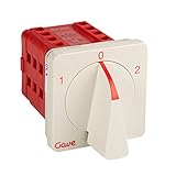 Gave corte en carga - Conmutador 1-0-2 4 polos 40a calibre 1 montaje 0