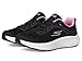 Skechers Women's Go Run Consistent 2.0 Duval Sneaker, Black/Pink, 5.5 Wide