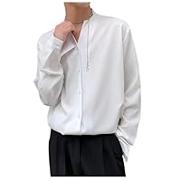 マルニ　カラーレス　ノーカラー　Vネック　カットオフ　シャツ　長袖　メンズ マルニ カラーレス ノーカラー Vネック カットオフ シャツ 長袖 メンズ