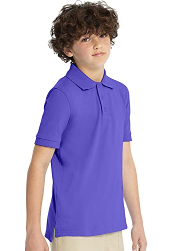 Image of Classroom Girls' Short SLV Pique Polo