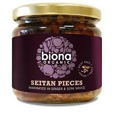 Biona Organic - Seitan Pieces (in Soya Sauce & Ginger) - 350g by Biona